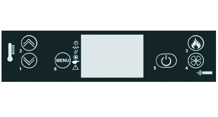 Flat-kabel zu MCZ Pelletofen Bedienblende mit LCD-Display 